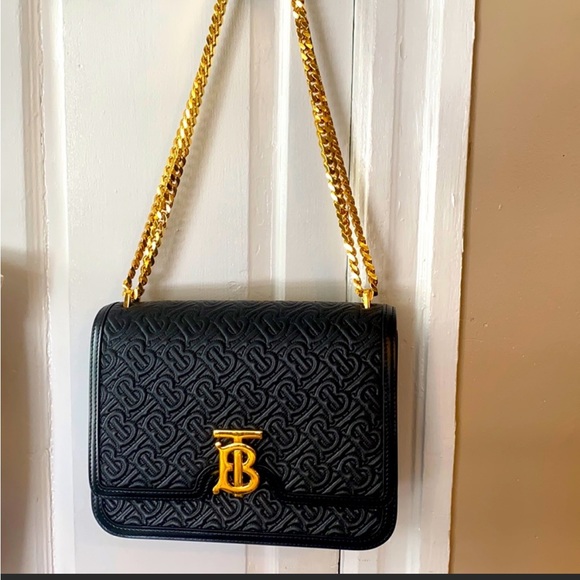 Burberry Bags Burberry Quilted Monogram Lambskin Bag In Black